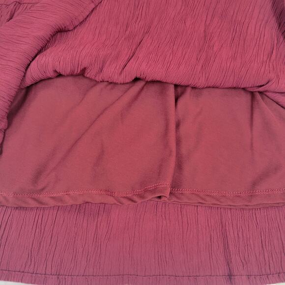 Old Navy Small Petite Maroon/Red Long Sleeve Dress - Picture 6 of 6